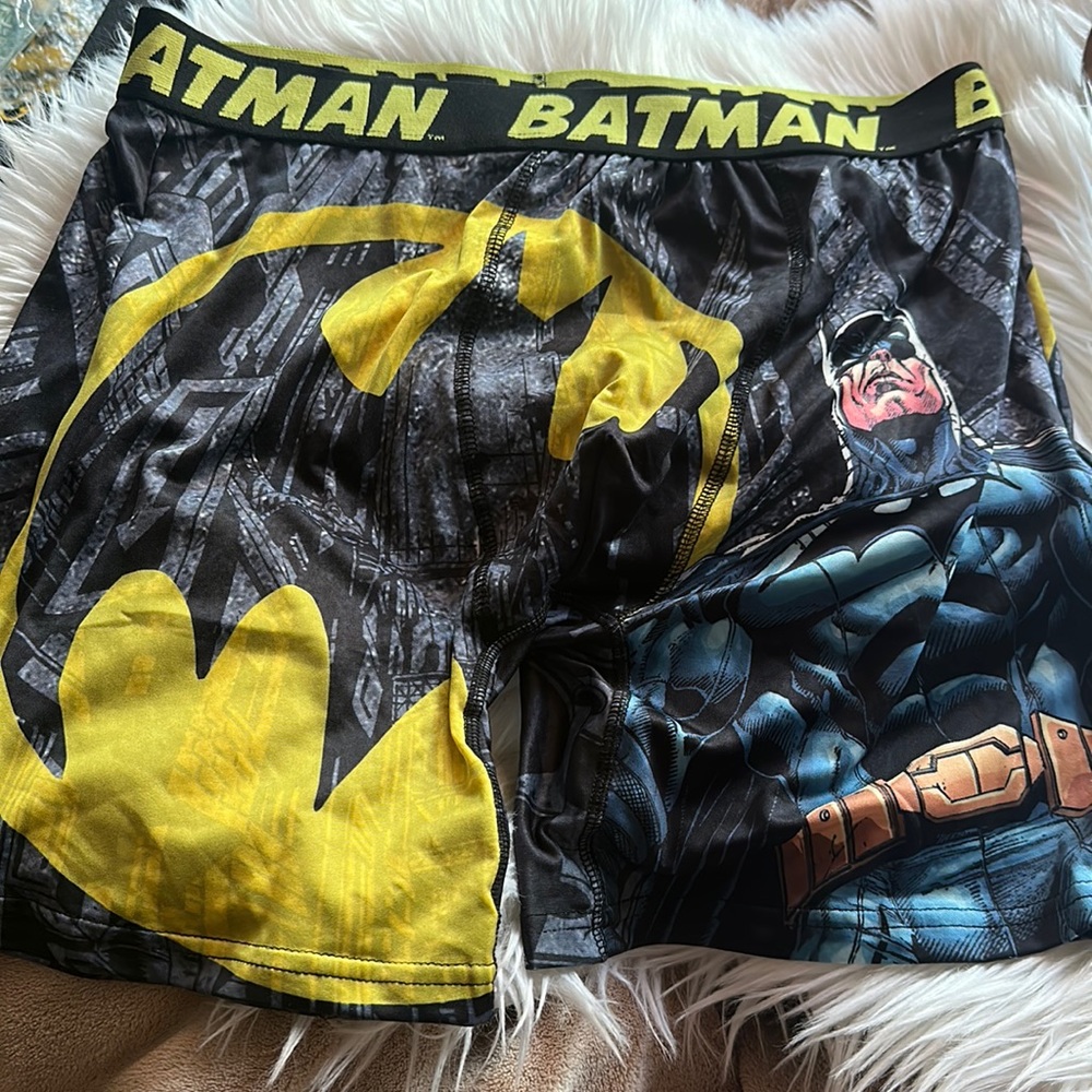 Batman Black and Yellow Logo Soft Boxers Briefs